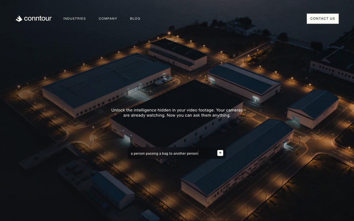 Conntour website homepage